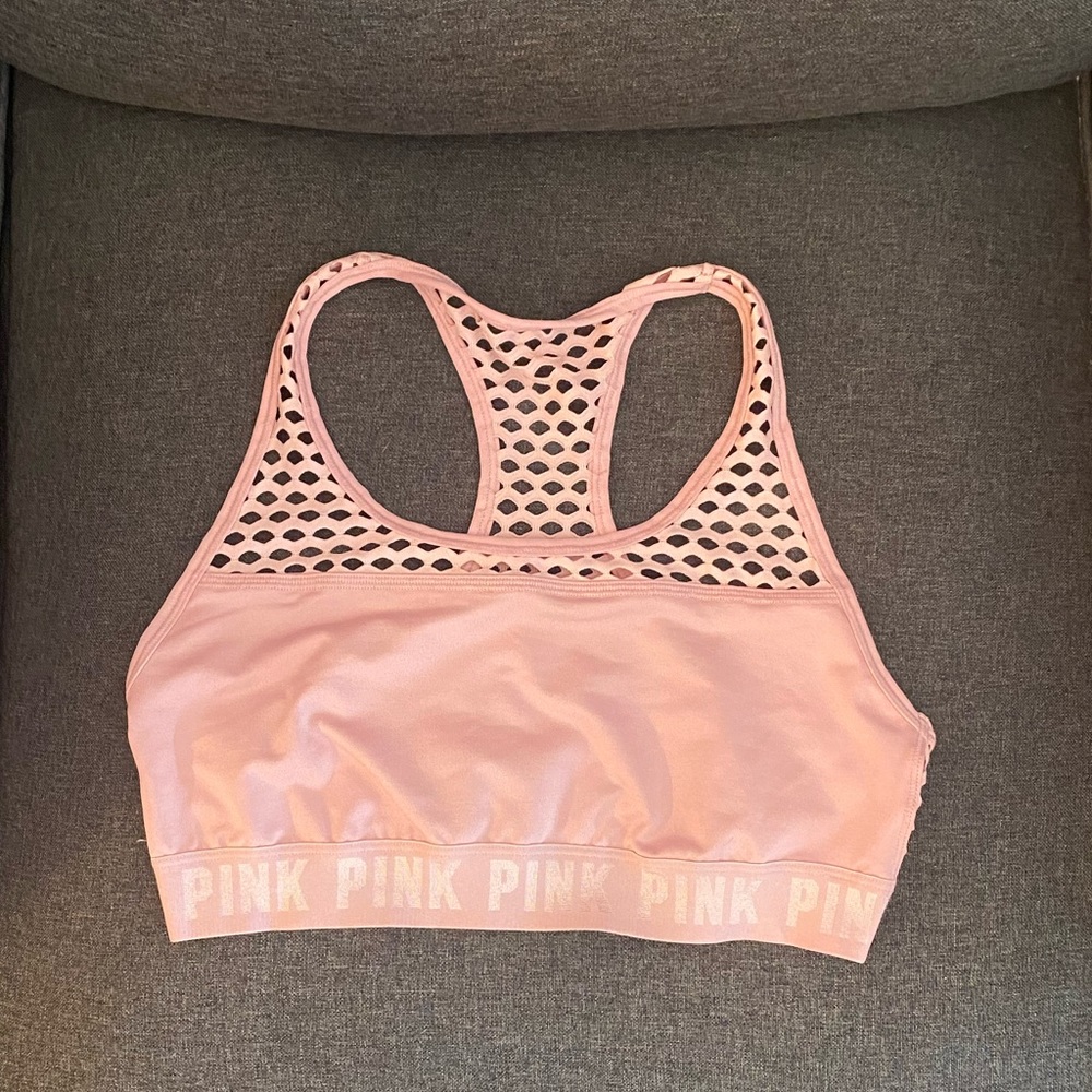 PINK racerback sports bra